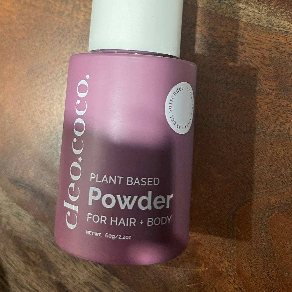 NEW Plant Based Hair + Body Powder Lavender Vanilla